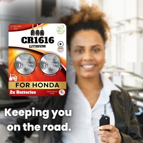 Key Fob Battery CR1616 (2 Pack)