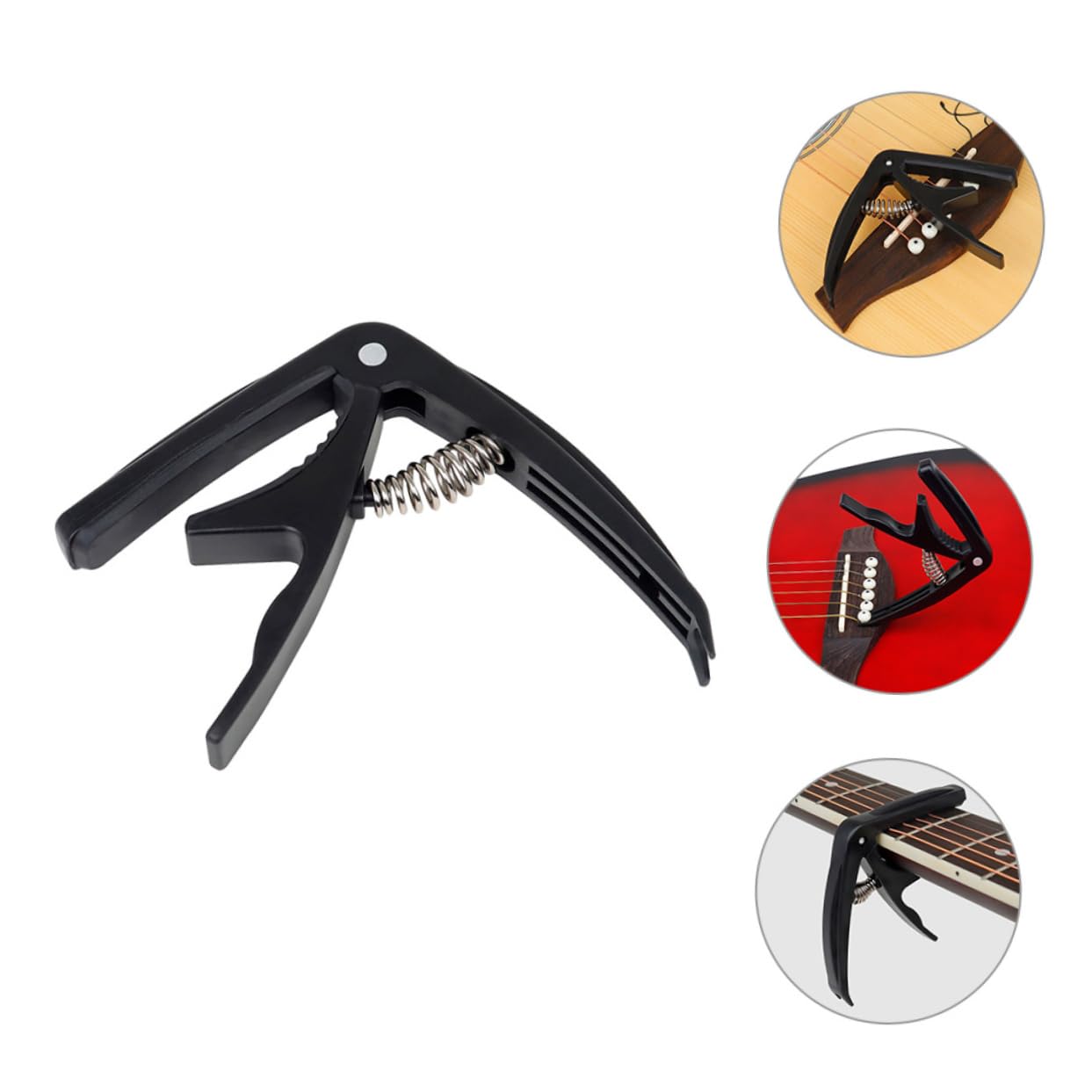BESTonZON 10pezzi Capo Regolabile Per Chitarra Accessorio Per Chitarra Elettrica e Acustica Facile Da Usare Design Compatto e Leggero Per Musicisti Di Tutti Generi