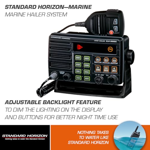 Image of Standard Horizon VLH3000A Standard Horizon 30 Watt Loud Hailer,Black