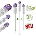Produktbild Flaschenbürste [3er Set] 2019 Flaschenbürsten  Mit weichem Wollkopf für Rückstandslose und kratzfreie Reinigung  Reinigungsbürste Flaschenreiniger Bürste Babyflaschen Soda Stream Shisha