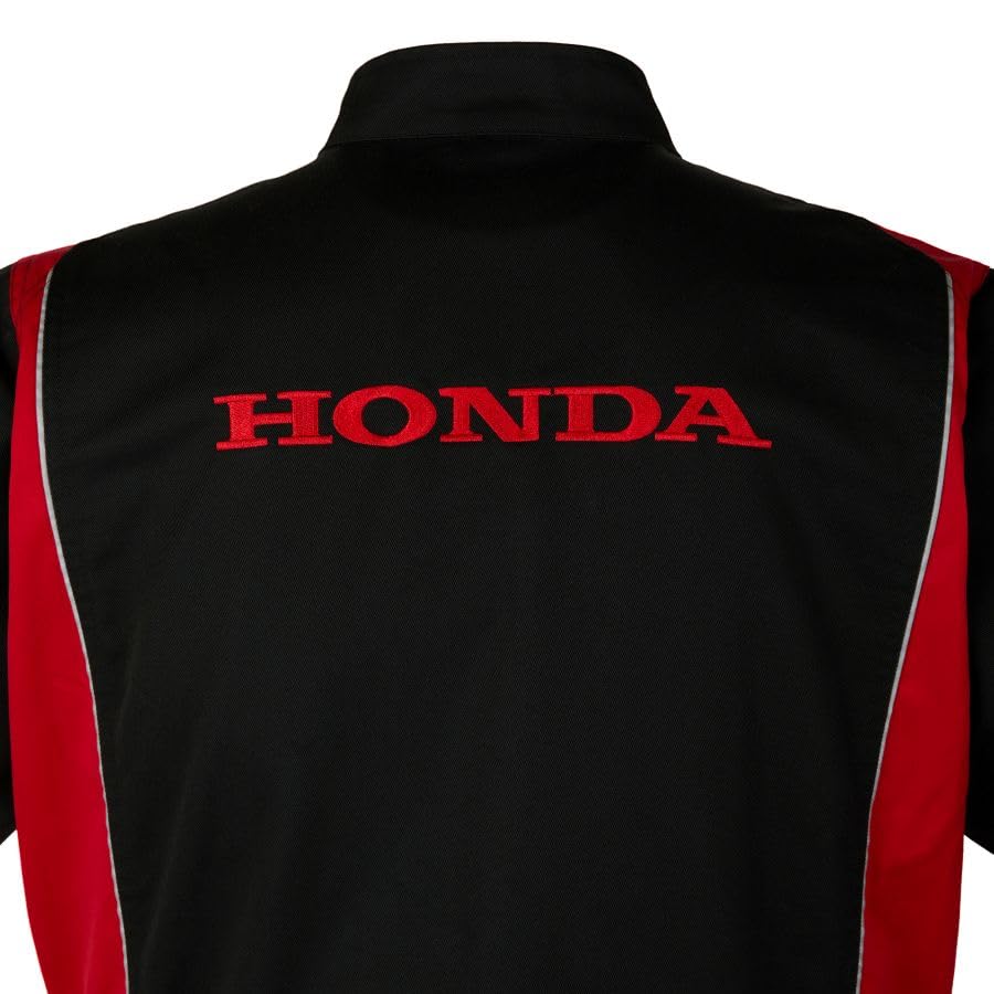 Amazon | Honda(ホンダ) ピットスーツSS (半袖) ブラック Sサイズ 