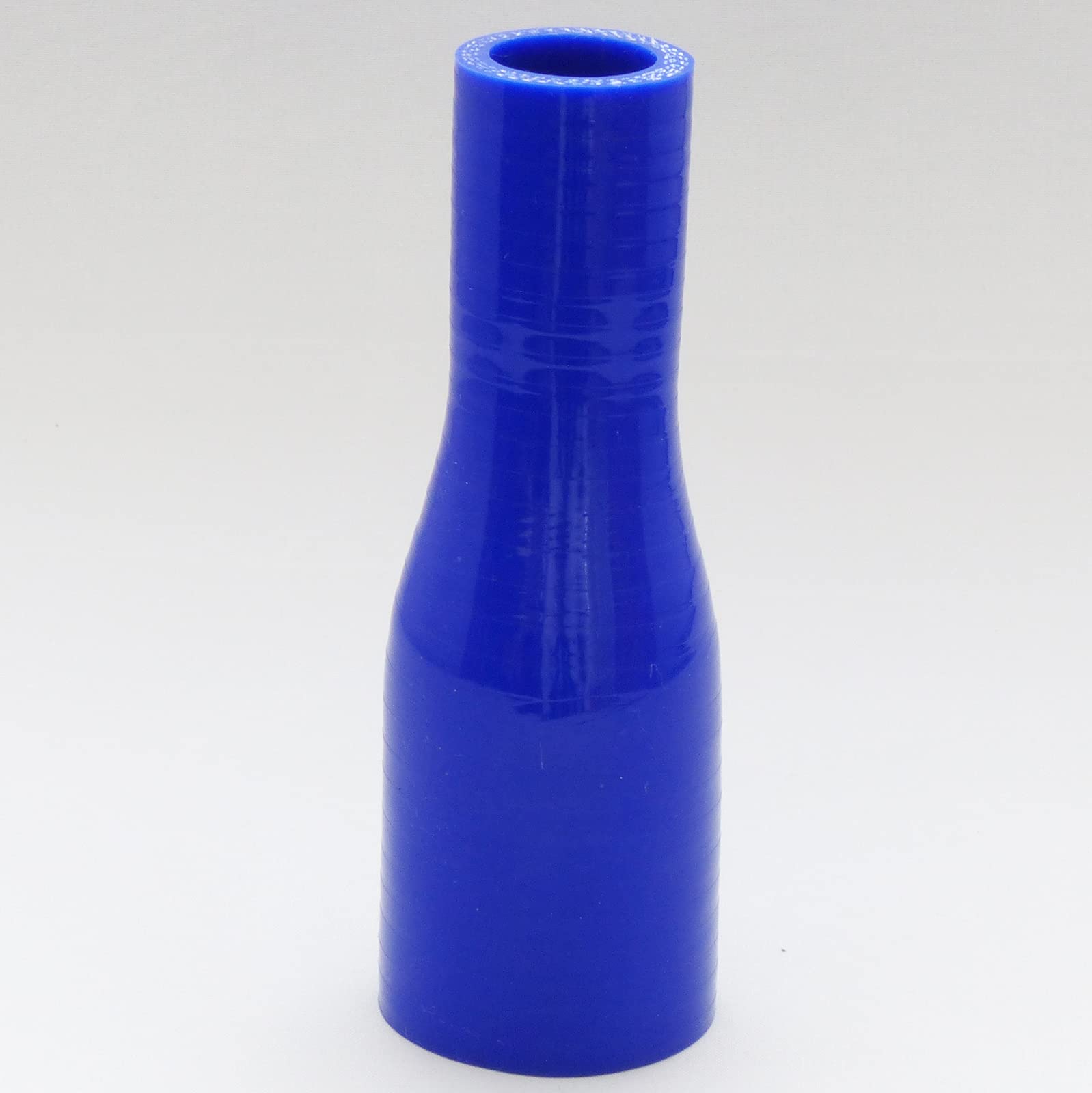 Silicone Hose UK Straight Reinforced Reducer Inlet Connector for Air or Water - ID: 51mm > 38mm - Blue