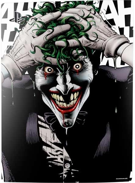 Skinit Decal Gaming Skin Compatible with PS5 Bundle - Officially Licensed DC Comics The Joker Killing Joke Variant Cover Art by Brian Bolland Design
