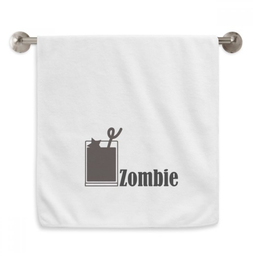 Serviettes Zombie Cocktail débarbouillettes douces linge toilette blanc