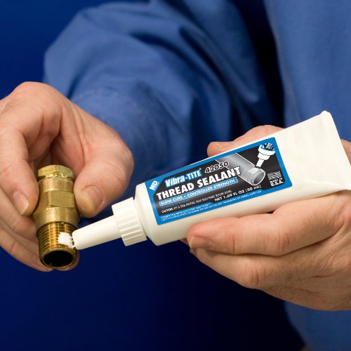 Image of Vibra-TITE 420 White High Temperature and High Strength Anaerobic Thread Pipe Sealant, 50ml Tube