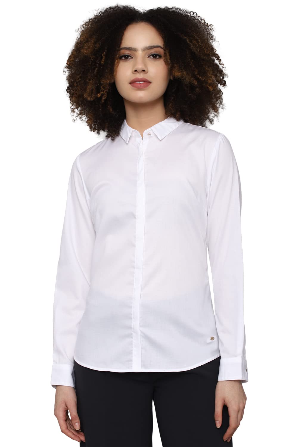allen solly Women's 100% Polyester Regular Fit Shirt-picture-19