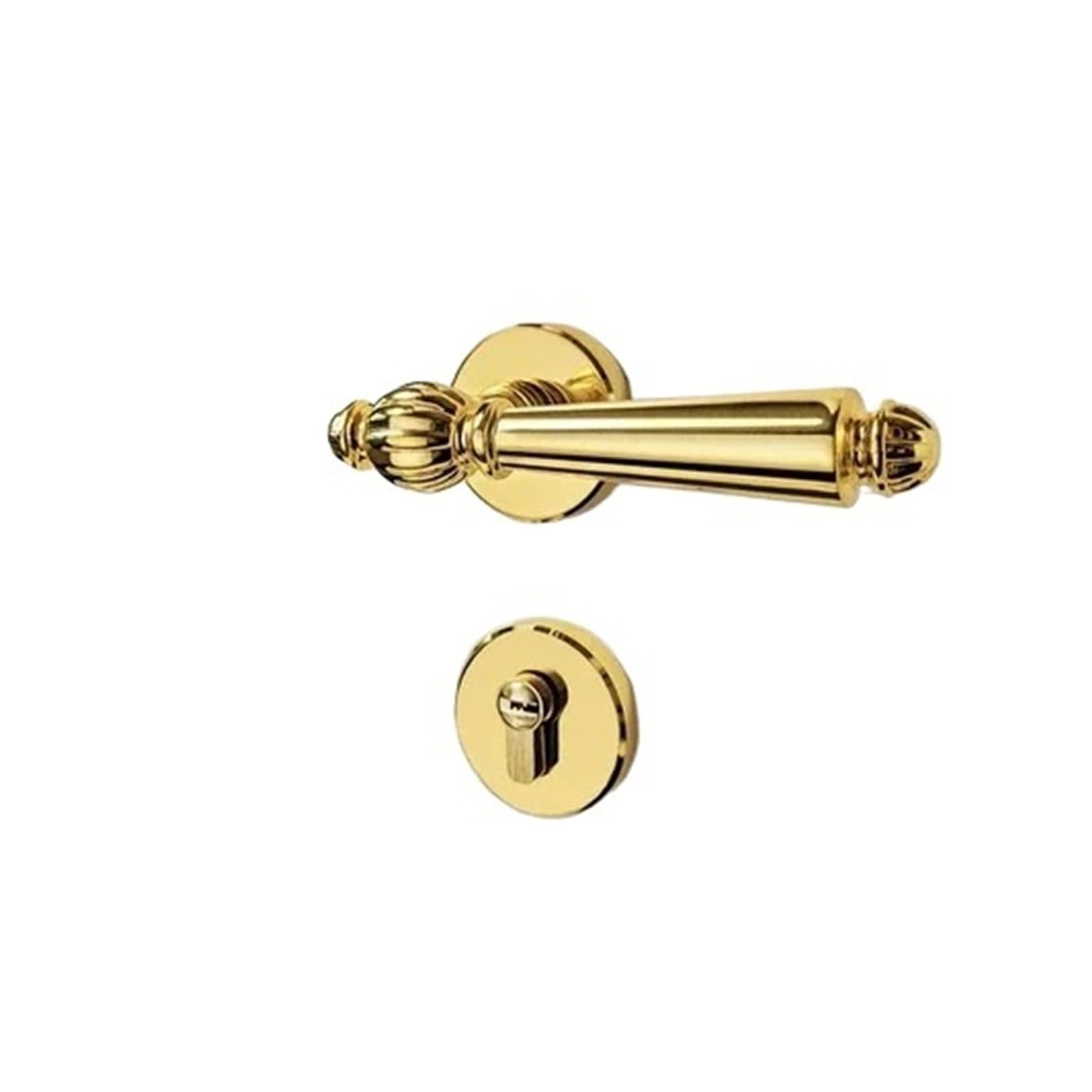 Sjloynwq 40*40*20Mm 1 Set Of Aluminum Alloy Silent Door Handle With Key(40*40*20Mm)