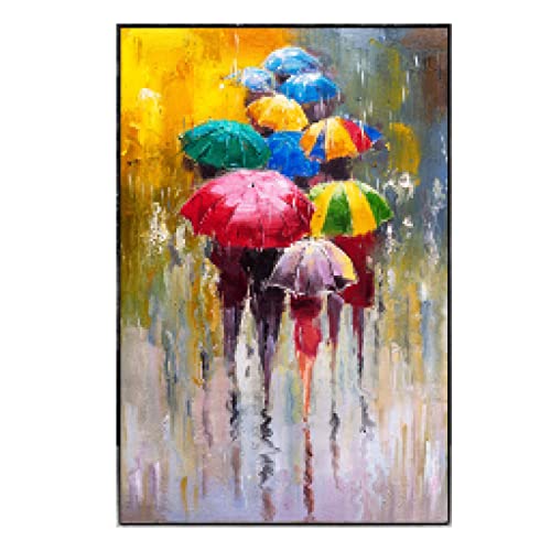 Peinture paysage créative pour déco bar et salon adulte - Art mural 80x110cm