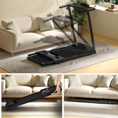 MYDEAR Caminadora Eléctrica Plegable y Portátil con Pantalla Digital 6 Imagen adicional