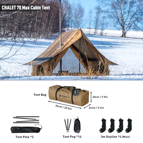 POMOLY CHALET 70 Max Hot Tent