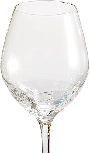 Miniatura 3 de Pier 1 Clear Crackle - Juego de 4 copas de vino tinto