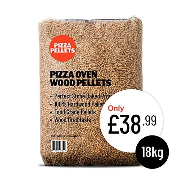 Pizza Pellets 15kg (3 x 5kg), premium wood pellets for all pizza