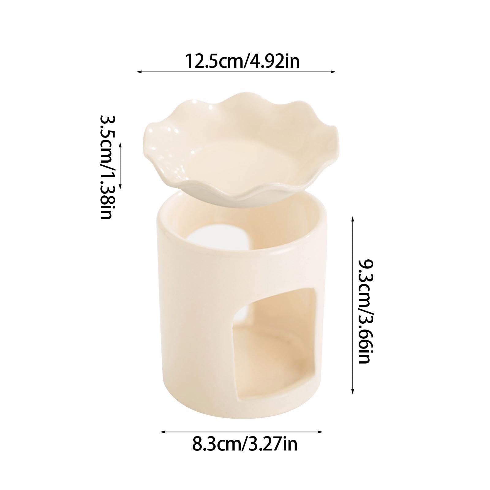 Dyfuzor do aromaterapii, Ceramiczne piece do podgrzewaczy, aromaterapie, dyfuzory z kwiatowym wzorem, dekoracje domowego biura