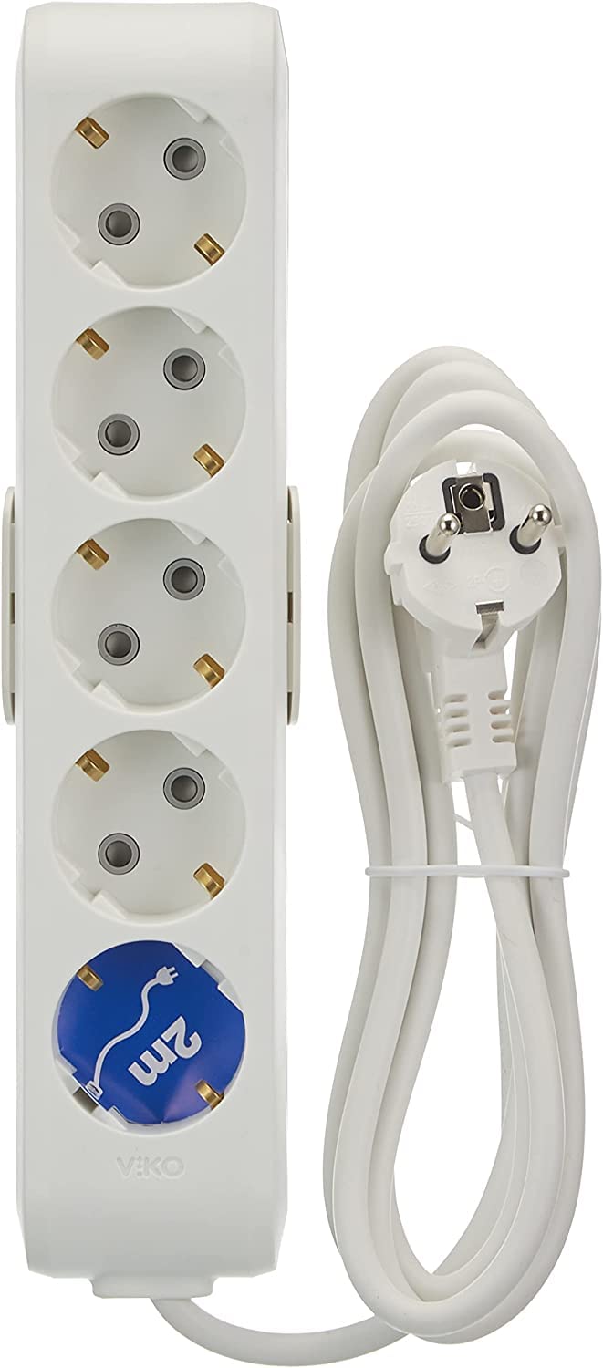Viko Multi-Let 5li Topraklı Kablolu Ç.K 2mt Priz