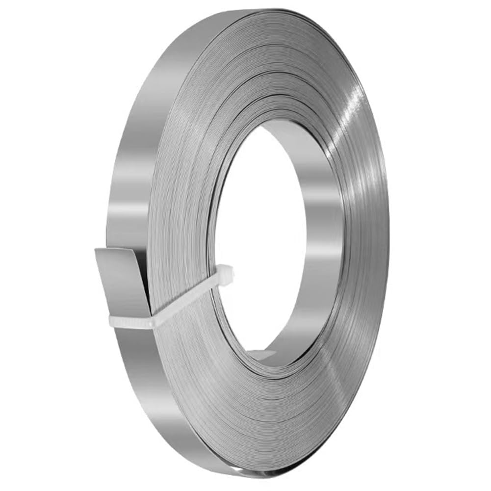 Bobine en Acier Inoxydable 304 de Haute Qualité, Cerclage de Bobine de Câble en Acier Inoxydable, de Cerclage 12 mm X 0,4 mm X 30 M