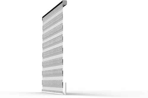 Miniatura 62 de Persianas de cebra motorizadas Yoolax compatibles con Alexa, persianas motorizadas con control remoto, persianas eléctricas inteligentes automáticas