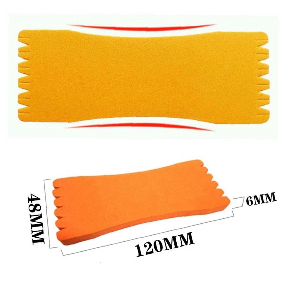 Spugna della Gomma Piuma Avvolto Filo Pesca Winding Consiglio Pesca con Lenza Spool Consiglio Lenza Accessori Lenze, 10pcs