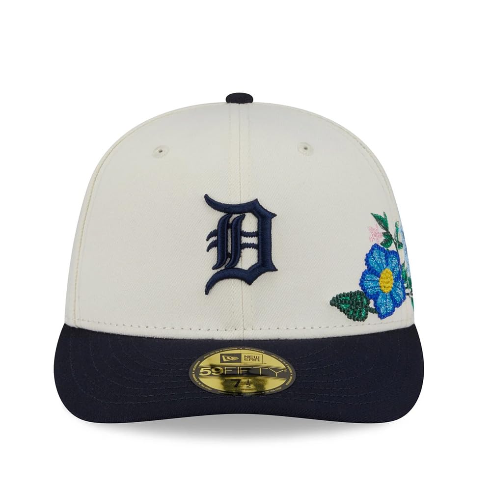 New Era Detroit Tigers 9FIFTY Tonal Florals 2-Tone Fitted Cap, Adjustable Hat