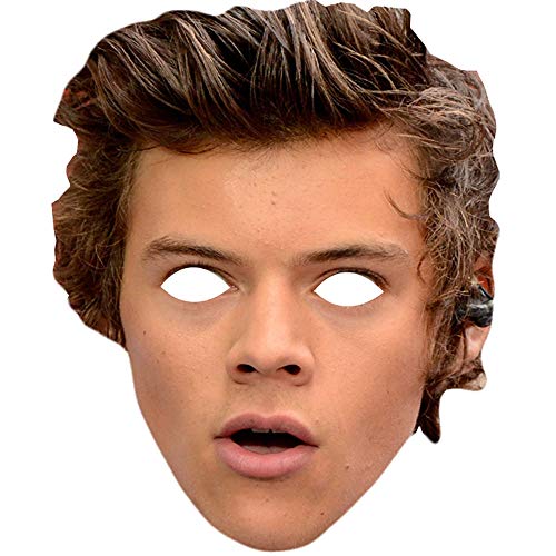Lord Fox Harry Styles One Direction Celebrity Face Mask Fancy Dress Party Single Face Mask with Elastic String Ready to Wear