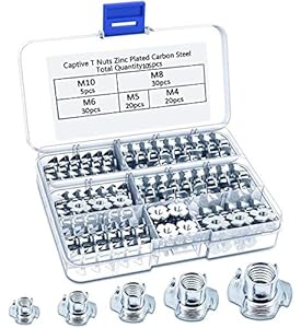 Yywei 105Stk T-Nut-Muttern Set part_B08C28WCGF