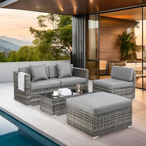 IJQXLA Lounge Sofakissen Wasserdicht Garten Terrassenmöbel IJQXLA