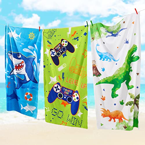 WERNNSAI Game Kids Beach Towel for Boys - Image 2
