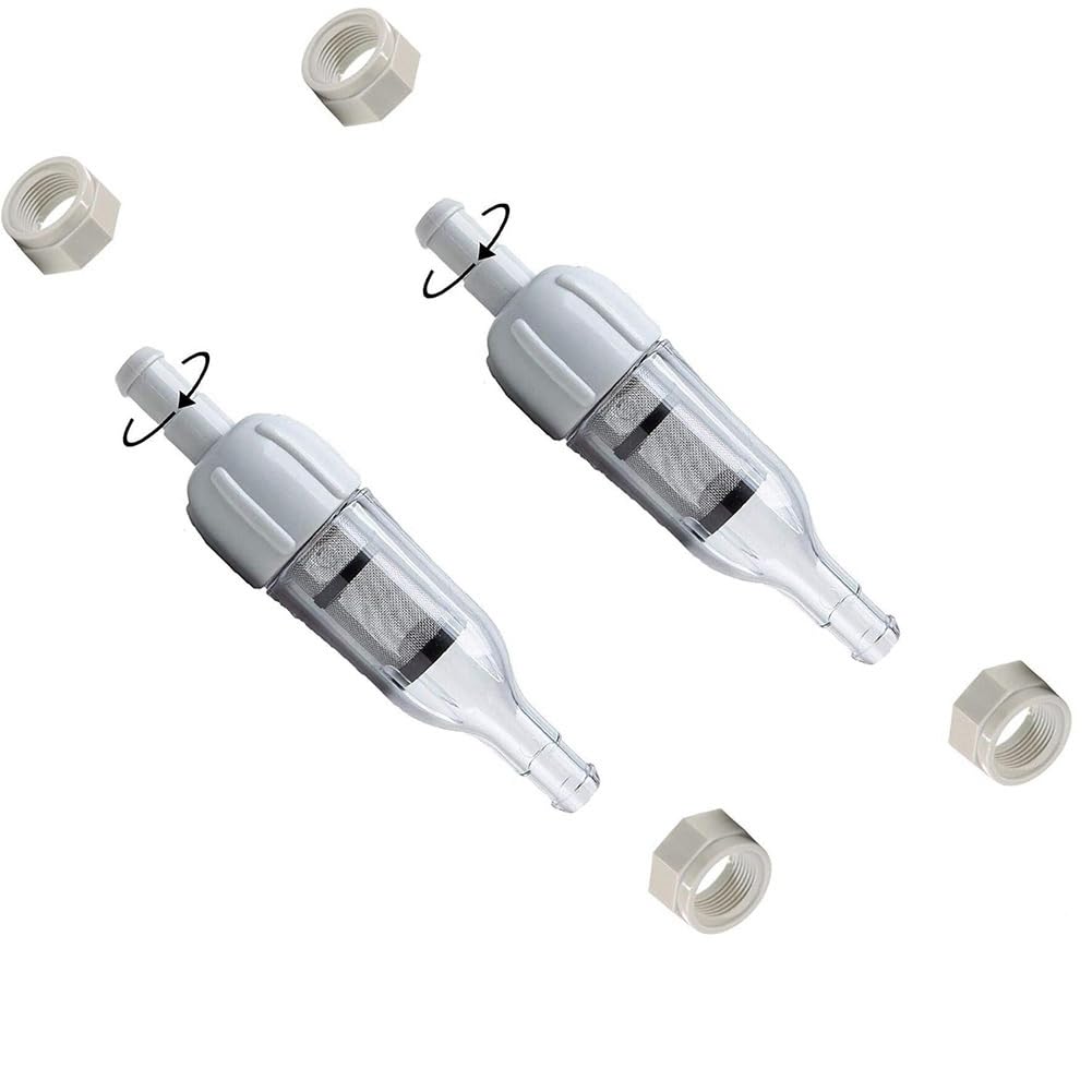 Hndhbfgrt Replacement Pool Cleaner Assembly 48-080 with Feed Hose Nuts D15 for 280 380 3900 480 PRO UWF Filter Screen