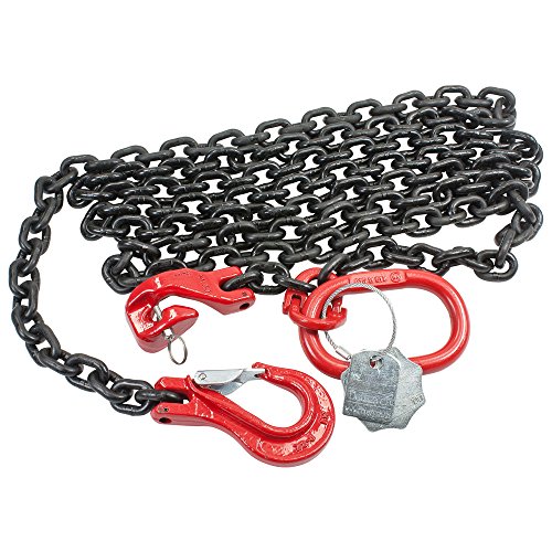 Preisvergleich Produktbild Dönges Anschlagkette Hi-Lift, 4 m (Kettengehänge Krankette) Ausführung: 1-strängig mit Verkürzungsklaue / Nenndicke: 8 mm / Tragfähigkeit: 2 t