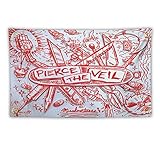 Ucxuiy White 3x5 Feet Flag Banner Tapestry for Bedroom Wall Hanging College Decor Indoor Outdoor Poster