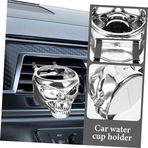 Portavasos para auto montaje en ventilación aire plata miniatura 2