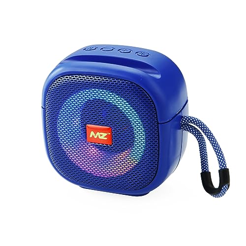 Image of MZ M404SP (Portable Bluetooth Speaker) Dynamic Thunder Sound, in Built RGB Light 5 W Bluetooth Speaker (Blue)