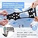 Azarxis Ice Snow Cleats Crampons for Shoes and Boots – Steel Spikes Anti-Slip Silicone Grippers Traction Grips for Winter Walking, Hiking, Fishing, and Climbing (10 Spikes - Silicone, M)