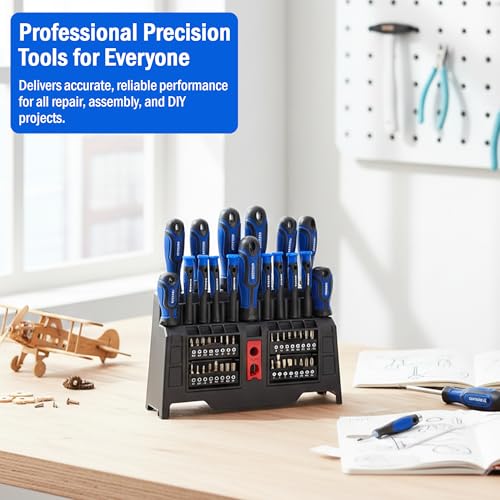 Kit de 50 outils de tournevis en acier chrome vanadium robuste - 5