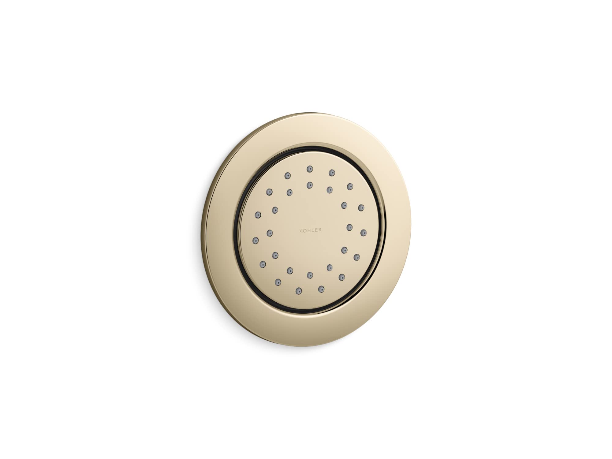Kohler 77119-AF WaterTile Round 27-Nozzle Single-Function Body Spray, 1.0 gpm, Vibrant French Gold