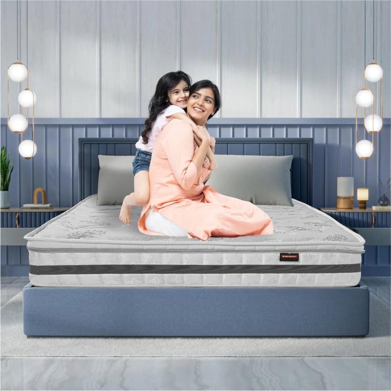 SLEEPSPA PostureTech Hotel Comfort Mattress with HerbFRESH® Technology - 12 inch, Queen High Density Foam Layer, No Motion Transfer, Physical Comfort, Quilted Fabric Side (L x W: 78 inch x 60 inch)