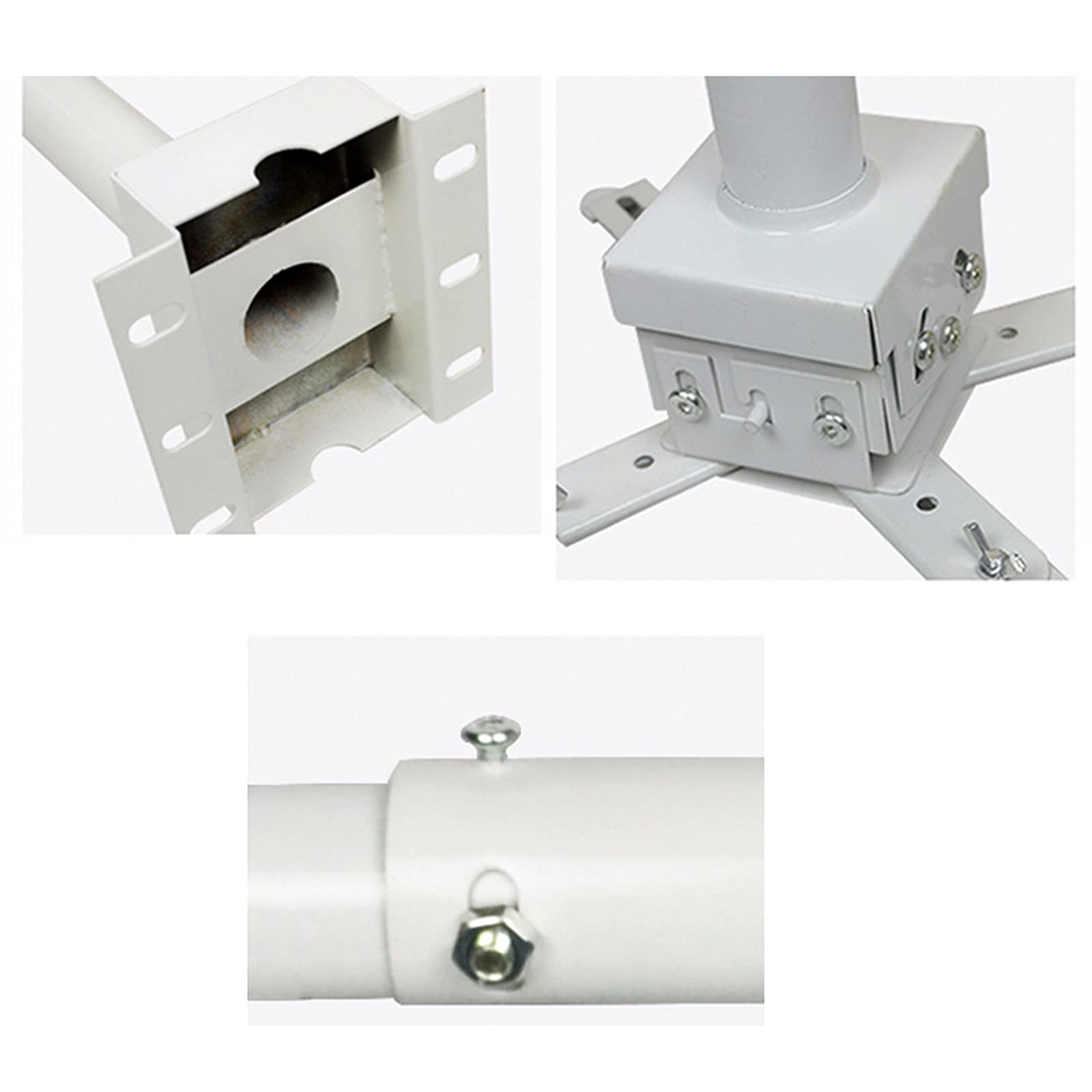 Stand del Proiettore, Supporto Regolabile Proiettore del proiettore Proiettore a parete Supporto per soffitto Estensione del soffitto Proiettore del soffitto Altezza Altezza Proiezione regolabile Bian