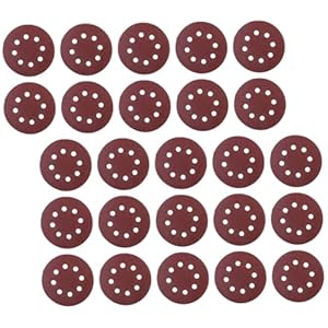 BUGUUYO Schleifpads 5 Zoll 80er-körnung 50 Stück