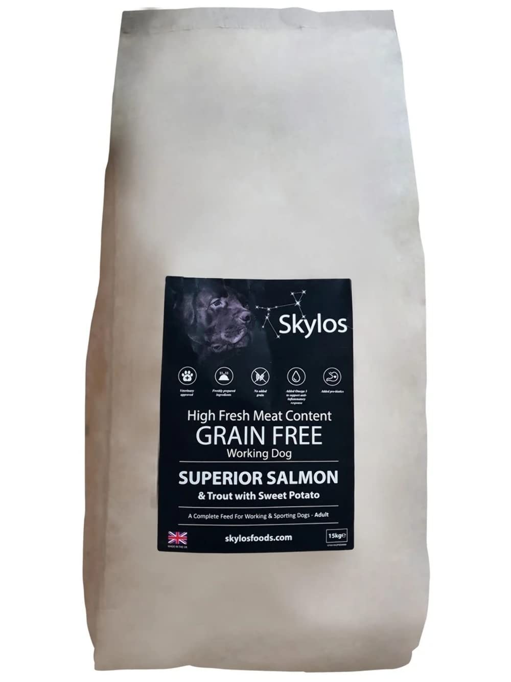 15kg Skylos dog food (Superior Salmon & Trout) — image 1