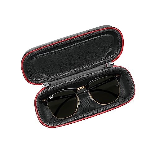 RLSOCO Estojo de transporte para óculos de sol Ray-Ban RB3025/RB2132/RB3483/RB3548n/RB4171/RB3016/RB2140/RB3516/RB3293/RB3267/RB4140 Classic Polarized e outros modelos