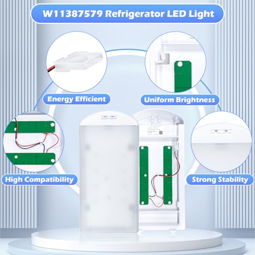 Image of W11527432 Refrigerator LED Light Assy Module for WRF555SDFZ09 WRX735SDHZ02