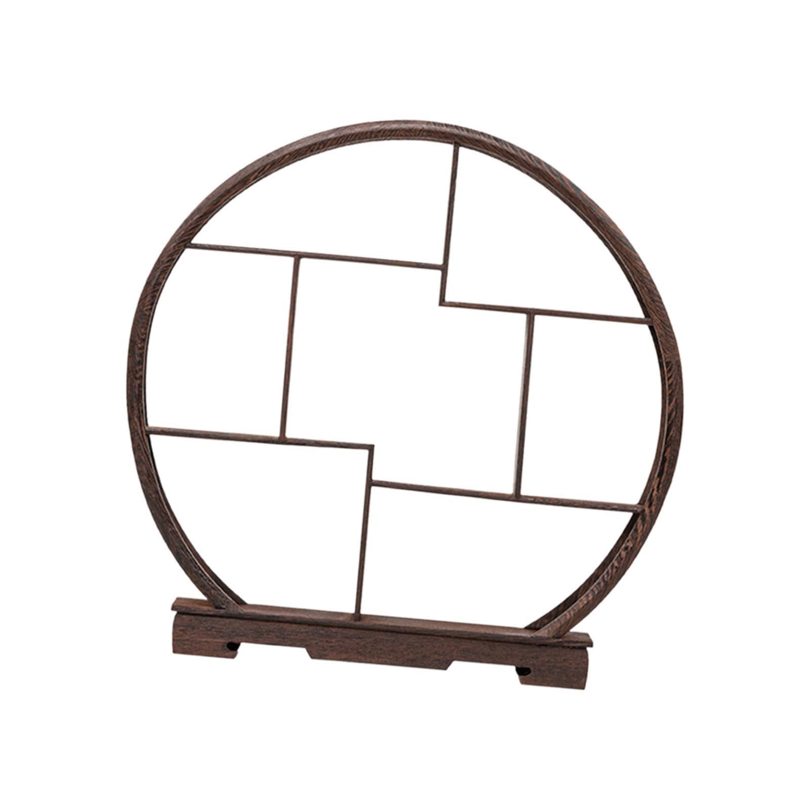 CYDZSRA Crafts Display Stand Stunning Wood Aesthetics Showcasing Favorite Decorative Items Featuring Charming Wood Grain Finish Is Sturdy And Aesthetically Pleasing.