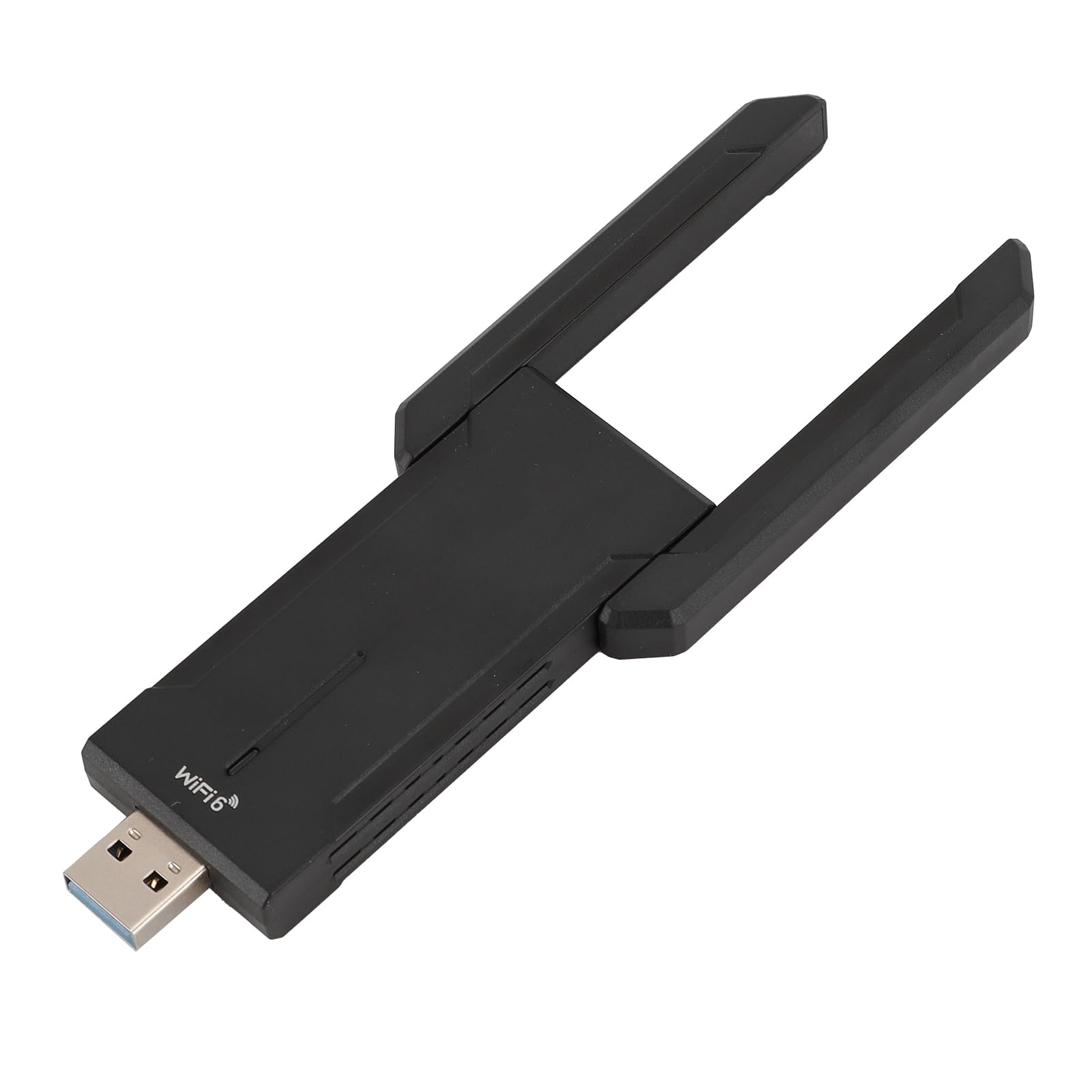 Adaptador de Tarjeta de Red inalámbrica USB Tri Band 5374Mbps WiFi 6 Tarjeta de Red para Juegos Antenas giratorias duales de Alta Velocidad y Baja latencia para transmisión