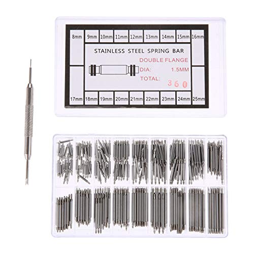 Hicello 360 PCS Spring Bar Tool Kit for Watch Band Removal