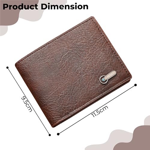 Image of Kraptick Mens Wallets: Slim Wallets for Men with Cardholder and Money Organizer(DMFP392)