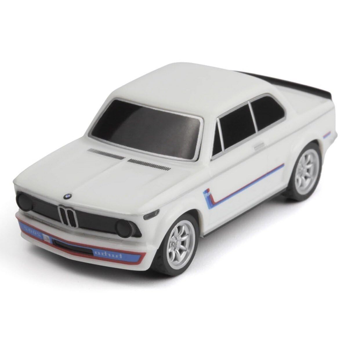 HPI Racing H161400 Nano-TTR BMW 2002 Turbo Weiß - RC Modellauto RTR-Set | Offiziell lizenzierte 1:64 Nachbildung mit LED-Beleuchtung