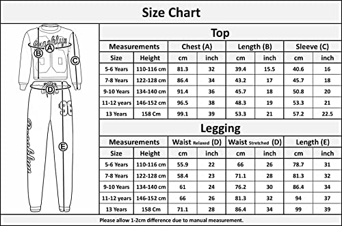 A2Z 4 Kids Girls Sweat Suit Tracksuit Crop Top Sweatshirt Sweat Pants 2 Piece Lounge Suit Set for Children Top Bottom Loungewear Gifts for Children Girls & Boys Age 5-13 years - Image 8