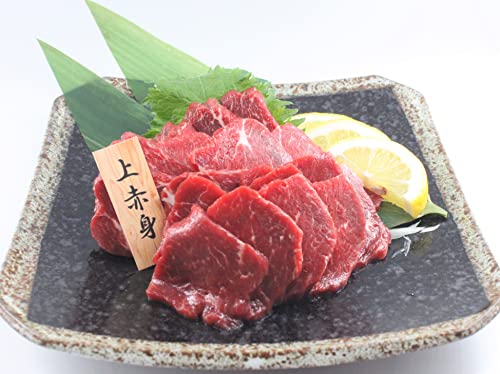 国産 熊本馬刺し 極上赤身刺し 300gオリジナル馬刺醤油付き お歳暮 プレゼント ギフト 刺身 桜肉 馬肉 肉刺し ユッケ ダイエット ヘルシー 高たんぱく 冷凍 低脂肪