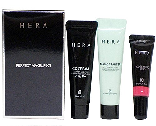 HERA Makeup Kit (Trial Size) - CC Cream / Magic Starter / Rouge Holic + Free Gift Hera Auto Mini Gel Liner