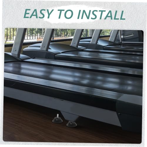 Happyyami 4 Piezas Almohadillas Antideslizantes para Cinta de Correr para Alfombra y Piso de Madera, Pies de Soporte Ajustables de Goma, Almohadillas Antivibración para Equipos de Fitness y Estabilizadores para Gimnasio en Casa miniatura 6