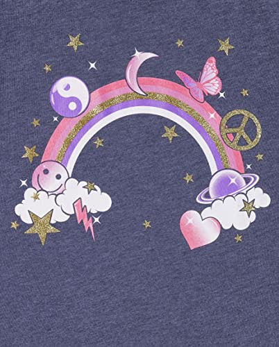 The Children's Place Girls' Unicorns,Sports,Butterflies Long Sleeve Graphic T-Shirts,3 Pack2